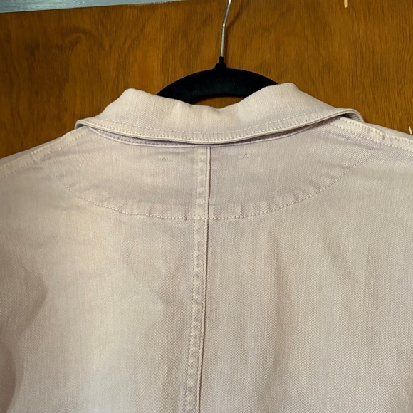 Samsoe Samsoe Lilac Button-Up Long Sleeve Denim Shirt Dress - Picture 10 of 10